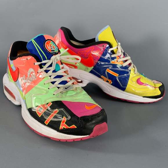 NIKE Other - NIKE Air Max 2 Light Multi Color Color Block Nylon Sneakers